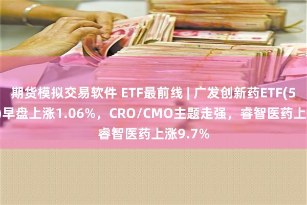 期货模拟交易软件 ETF最前线 | 广发创新药ETF(515120)早盘上涨1.06%，CRO/CMO主题走强，睿智医药上涨9.7%