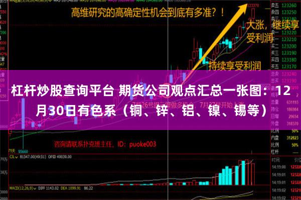 杠杆炒股查询平台 期货公司观点汇总一张图：12月30日有色系（铜、锌、铝、镍、锡等）