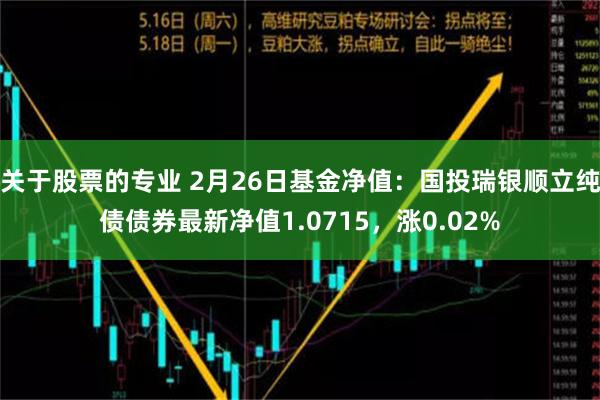 关于股票的专业 2月26日基金净值：国投瑞银顺立纯债债券最新净值1.0715，涨0.02%